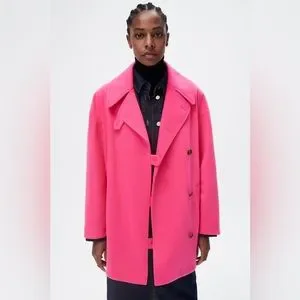 Blush coat zara hot sale
